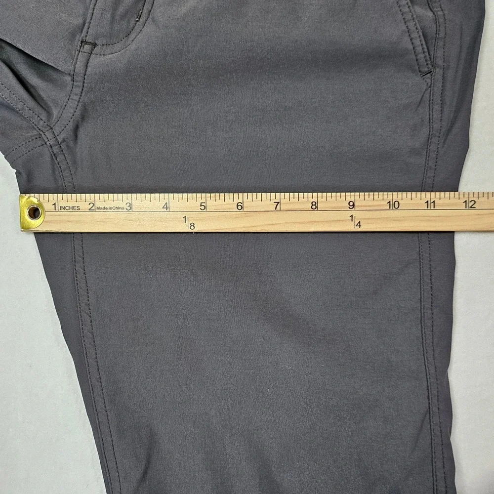 Eddie Bauer Travex Mens Horizon Guide Chino Pants Gray 33x32 Hiking Travel - Picture 10 of 15